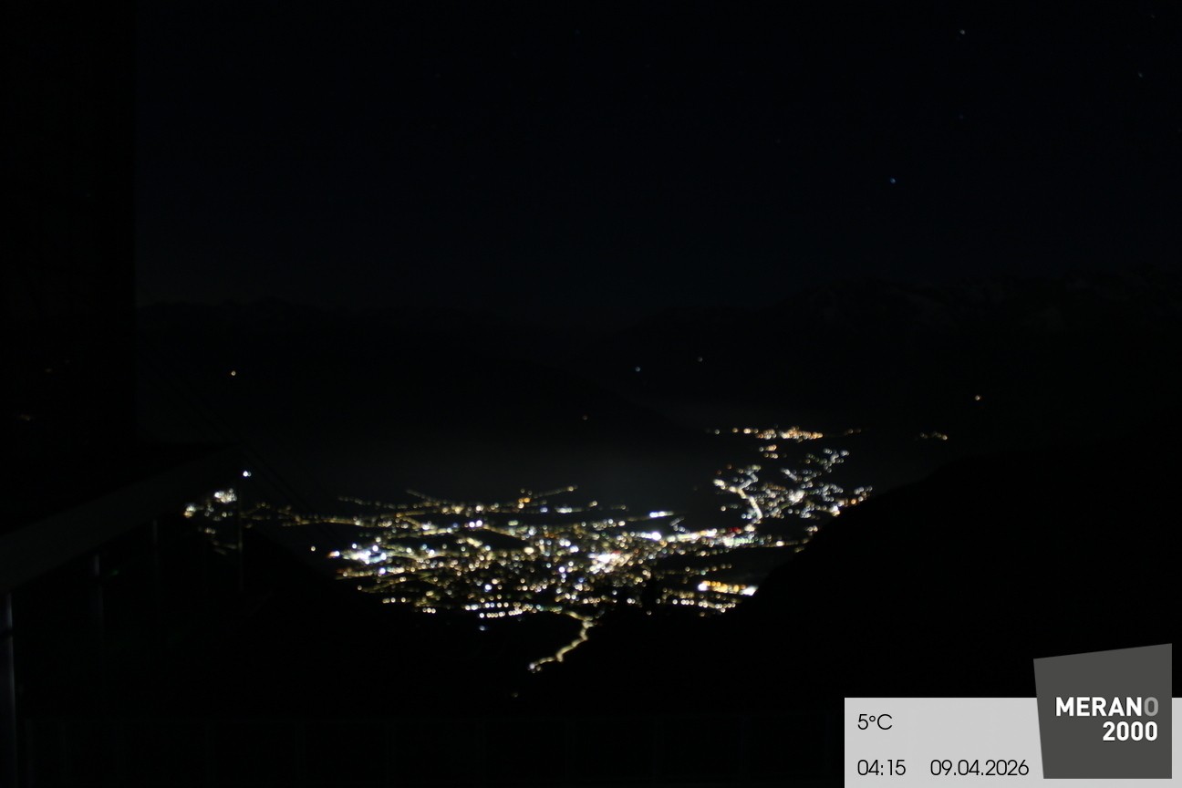Archiv Foto Webcam Blick auf Meran