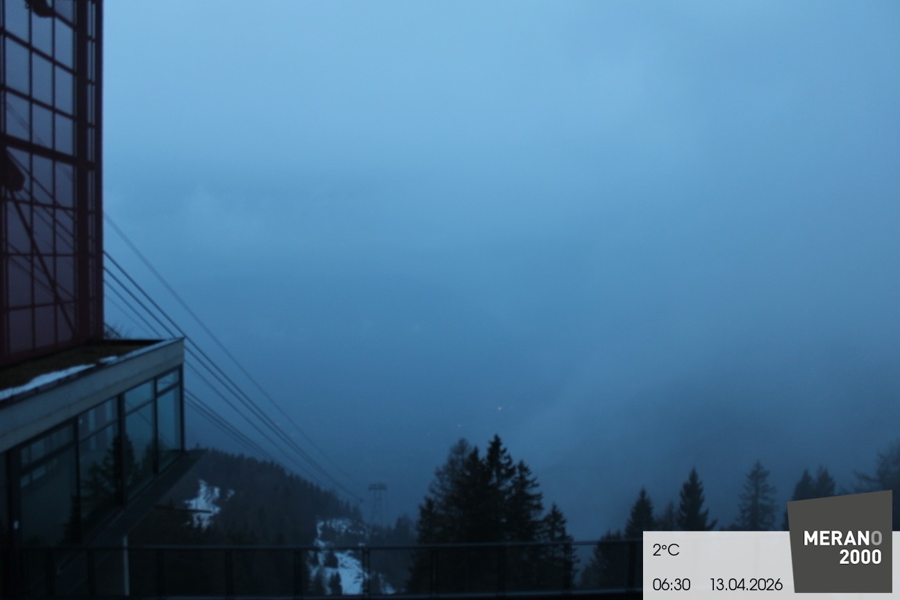 Archiv Foto Webcam Blick auf Meran