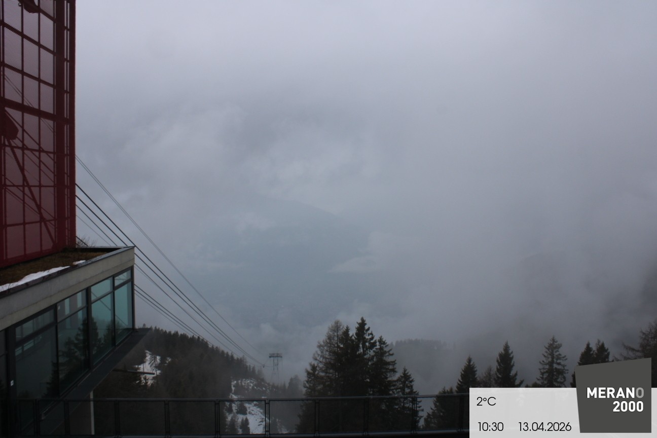 Archiv Foto Webcam Blick auf Meran