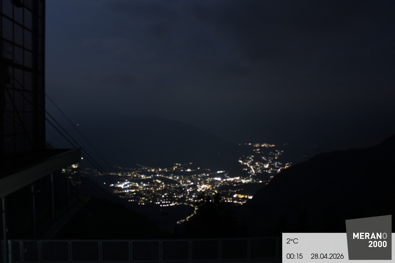 Archiv Foto Webcam Blick auf Meran