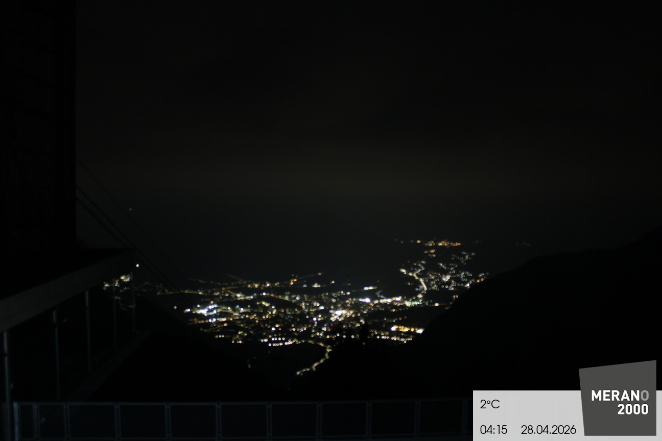 Archiv Foto Webcam Blick auf Meran