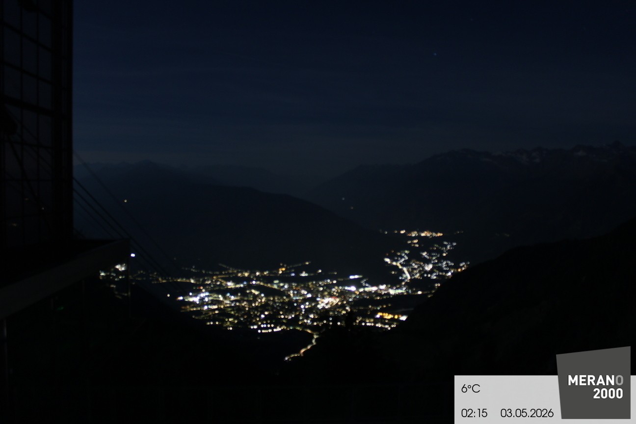 Archiv Foto Webcam Blick auf Meran