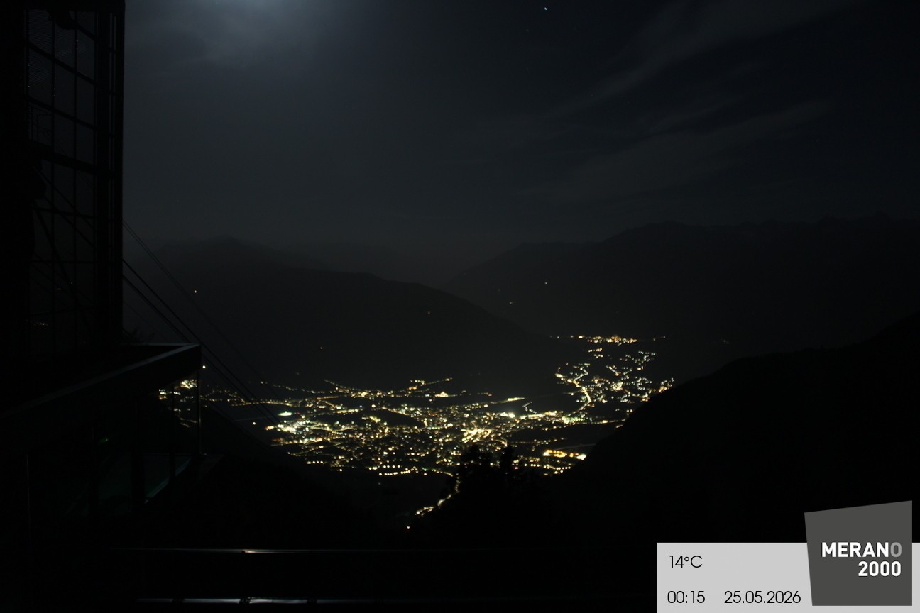 Archiv Foto Webcam Blick auf Meran