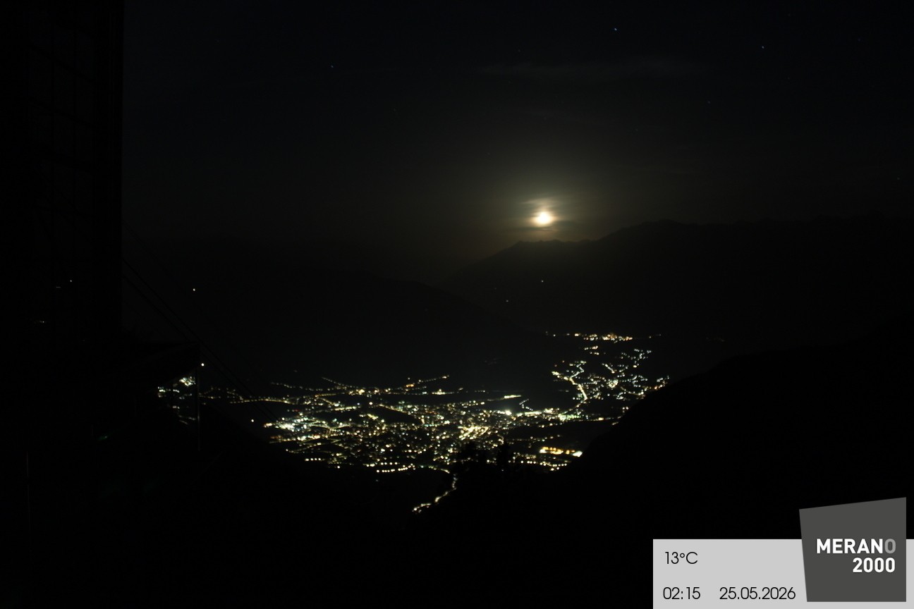 Archiv Foto Webcam Blick auf Meran