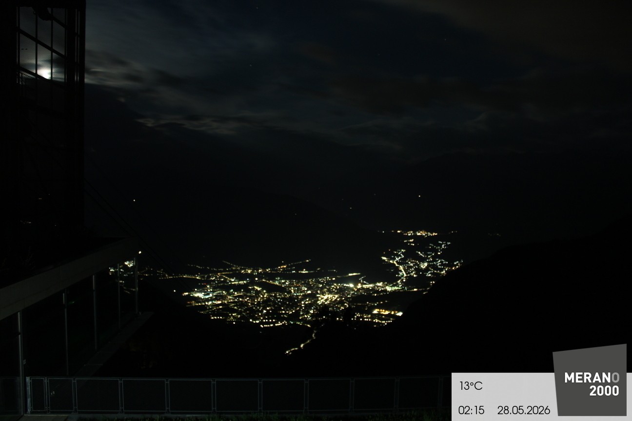 Archiv Foto Webcam Blick auf Meran