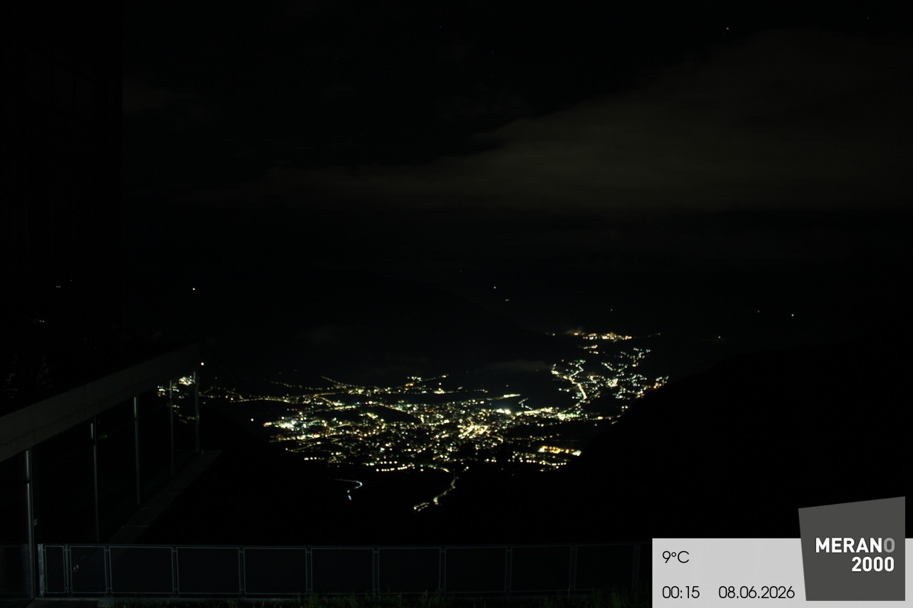 Archiv Foto Webcam Blick auf Meran
