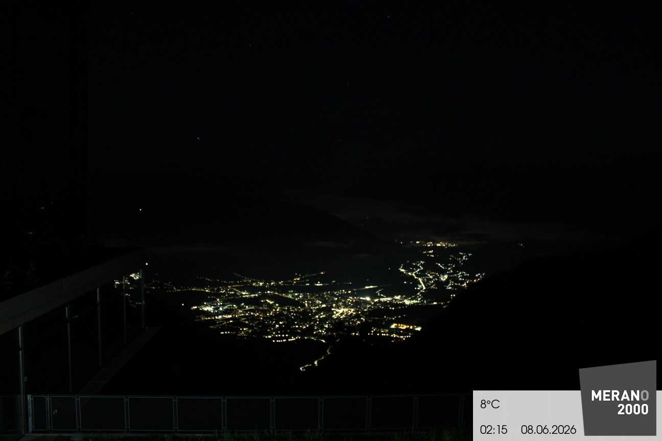 Archiv Foto Webcam Blick auf Meran