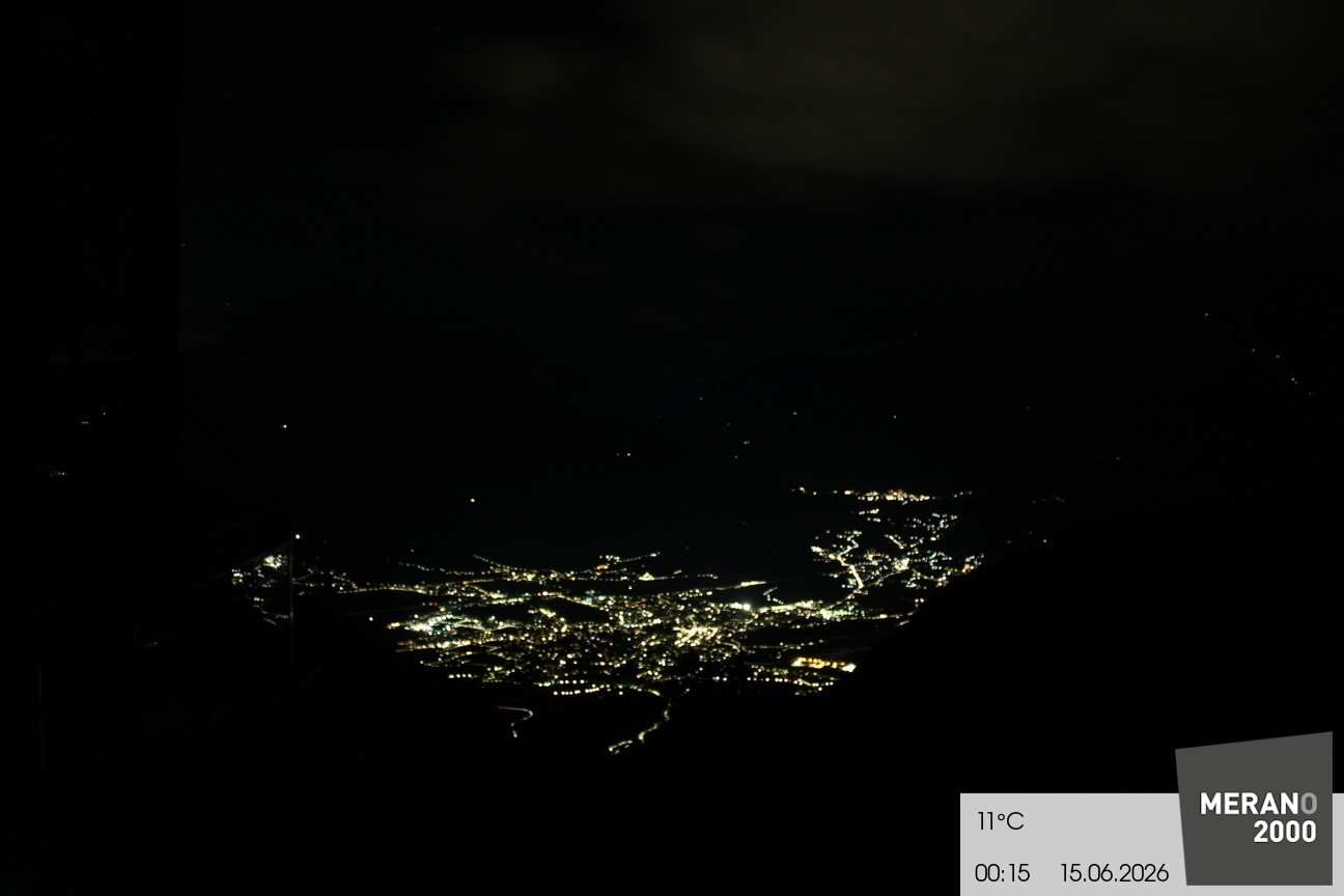 Archiv Foto Webcam Blick auf Meran