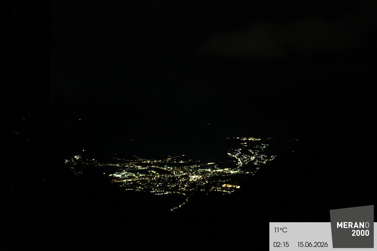 Archiv Foto Webcam Blick auf Meran