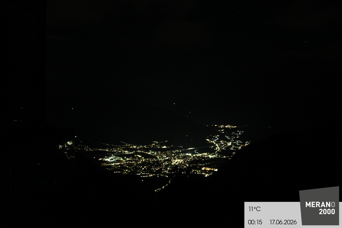 Archiv Foto Webcam Blick auf Meran