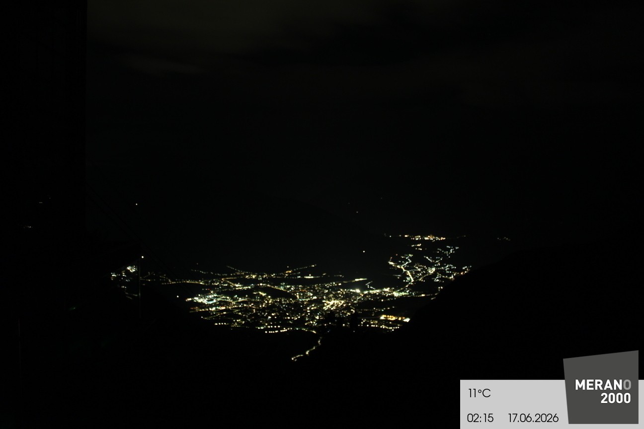 Archiv Foto Webcam Blick auf Meran