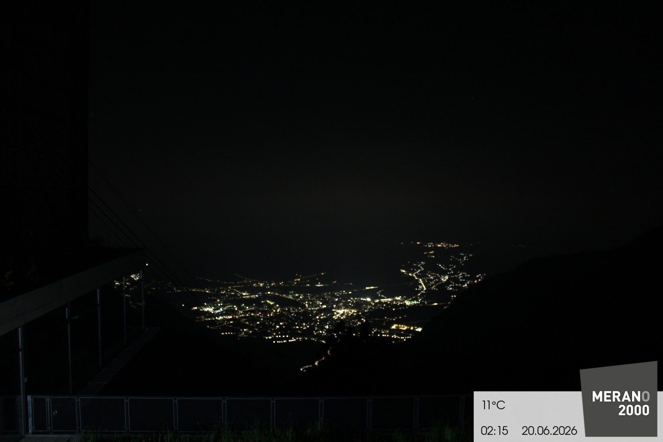 Archiv Foto Webcam Blick auf Meran