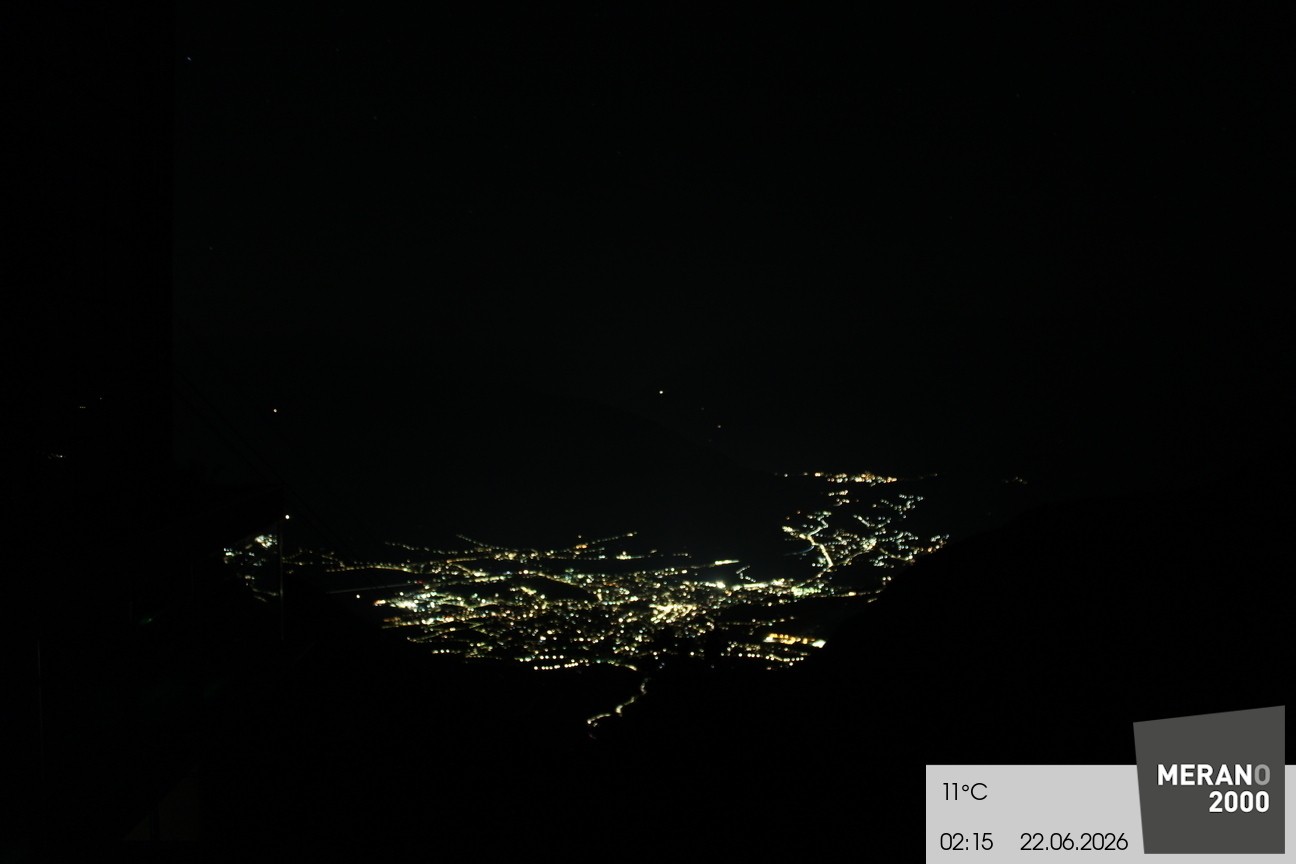 Archiv Foto Webcam Blick auf Meran