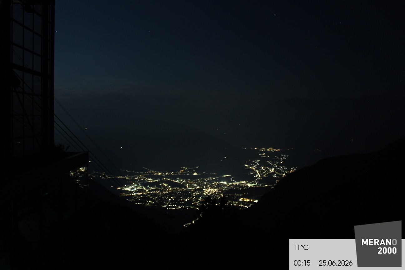Archiv Foto Webcam Blick auf Meran