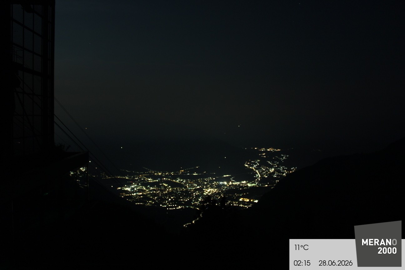 Archiv Foto Webcam Blick auf Meran