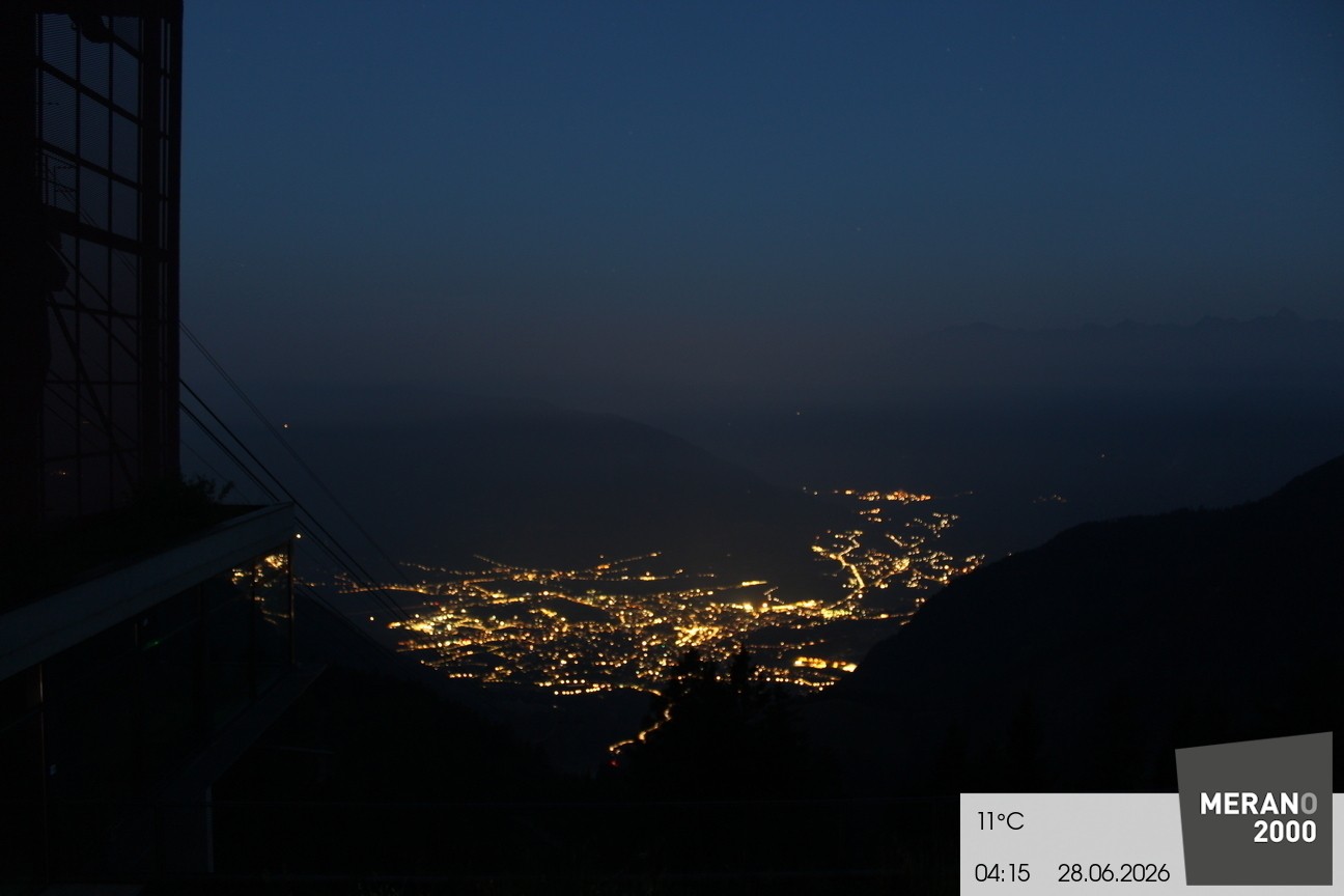 Archiv Foto Webcam Blick auf Meran