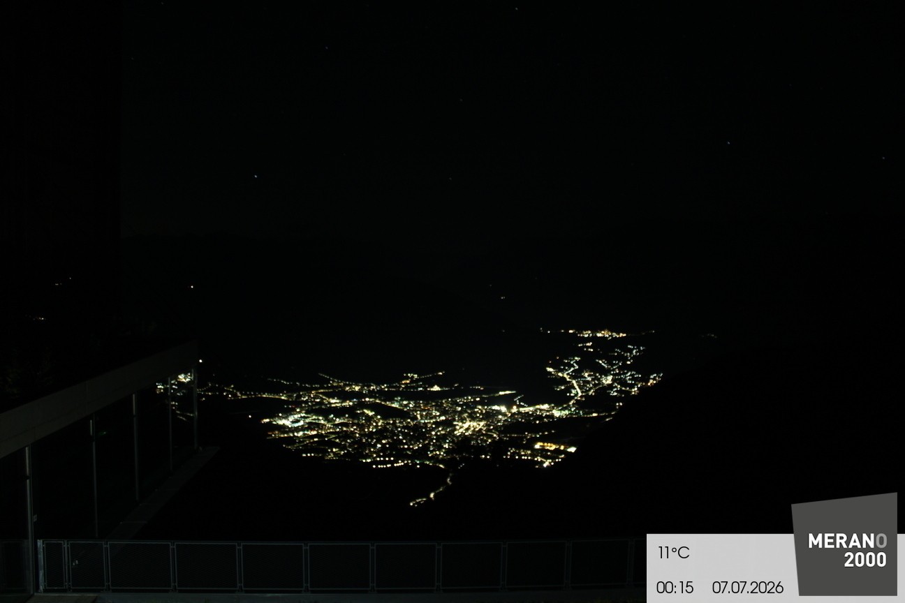 Archiv Foto Webcam Blick auf Meran