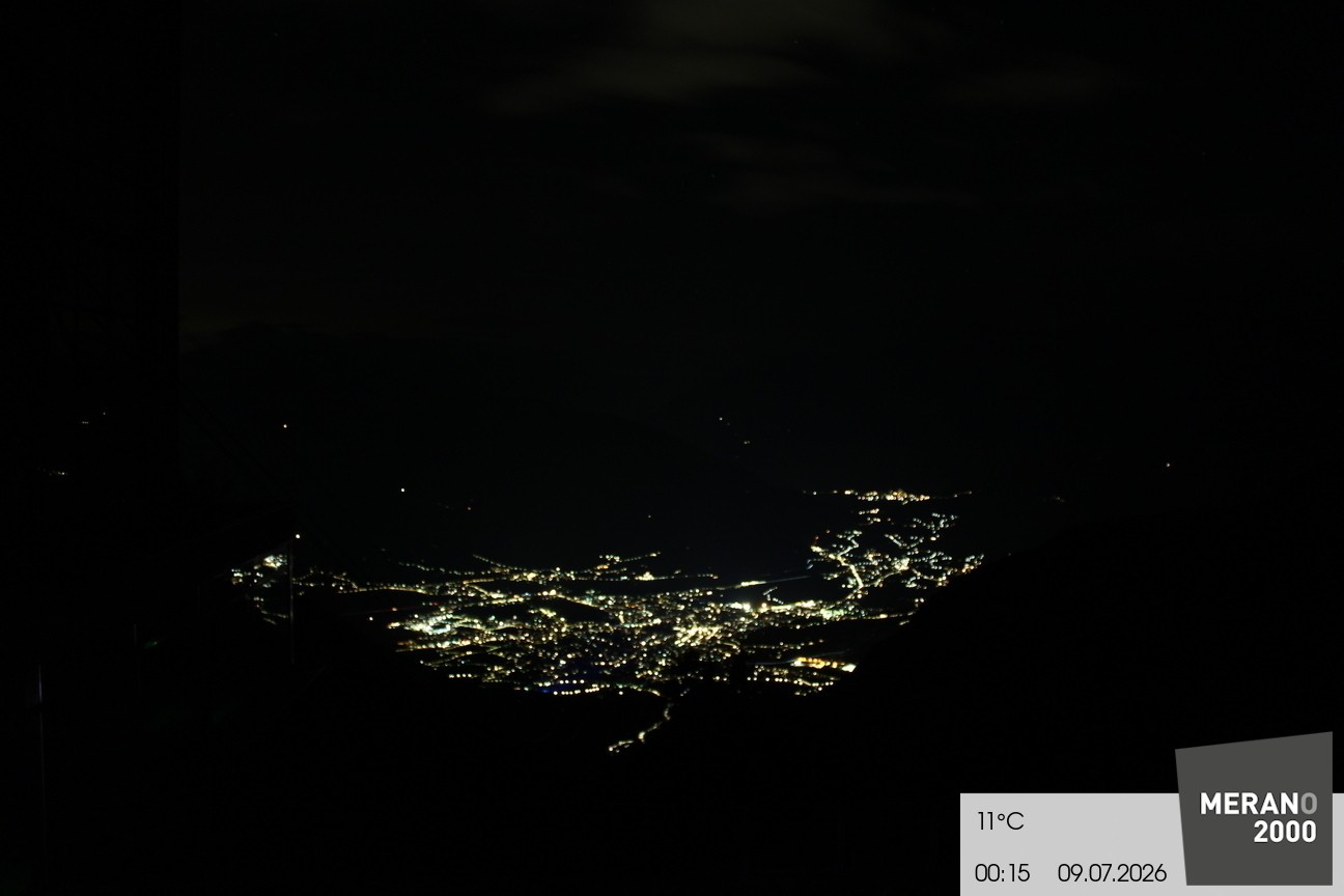 Archiv Foto Webcam Blick auf Meran