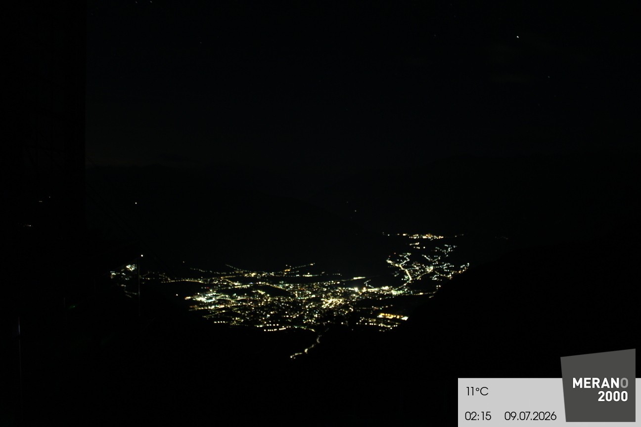 Archiv Foto Webcam Blick auf Meran