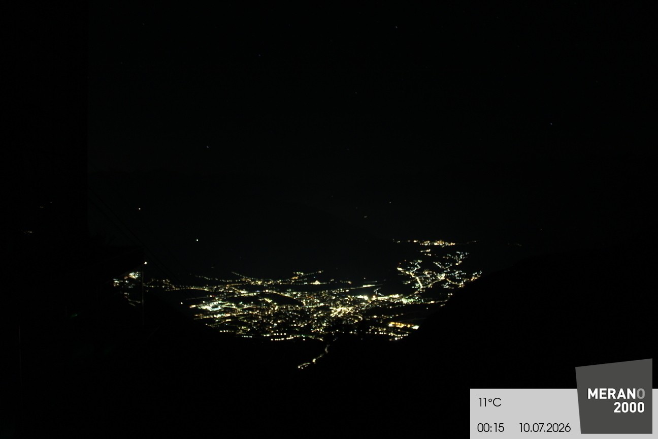 Archiv Foto Webcam Blick auf Meran