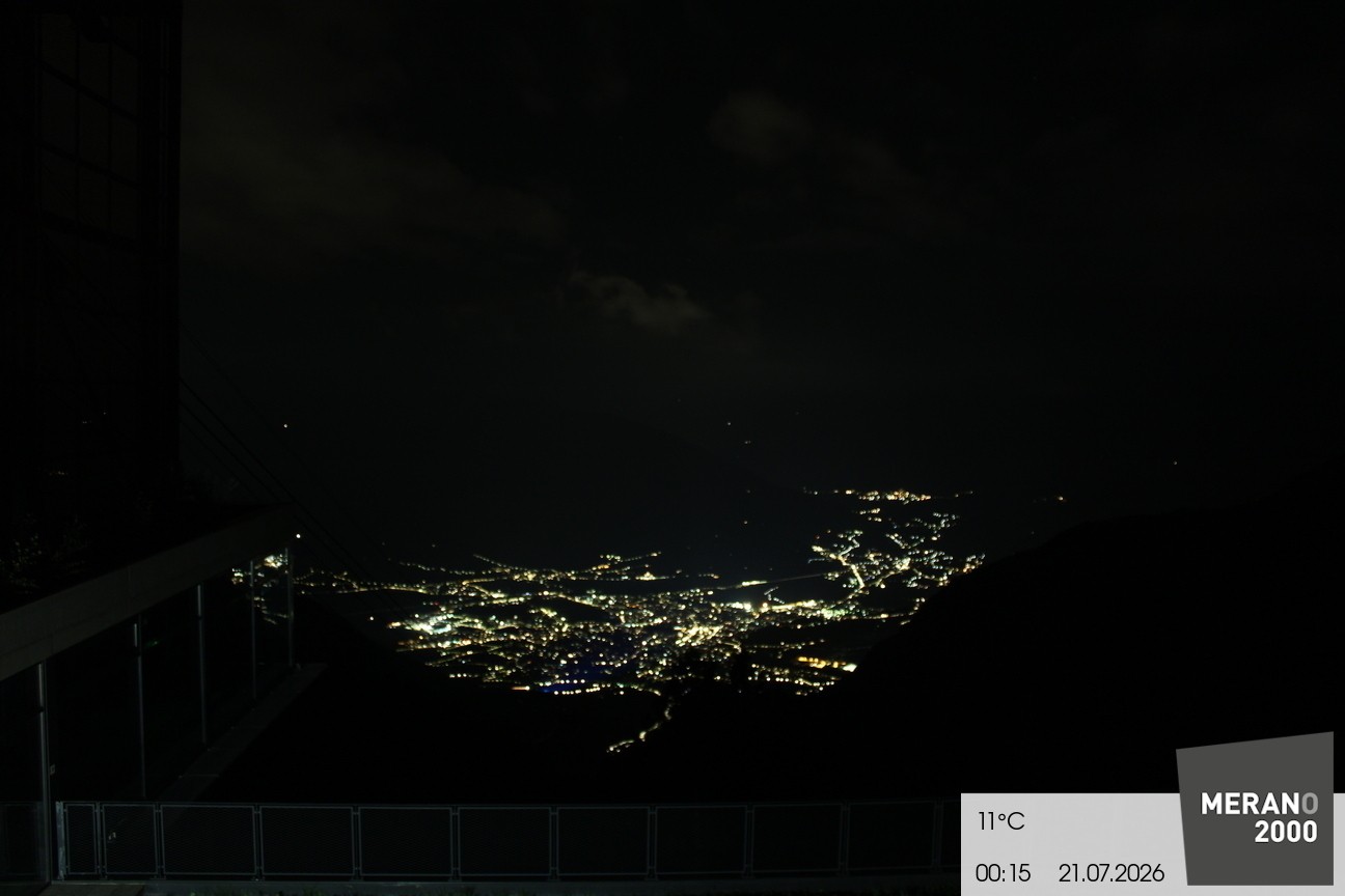Archiv Foto Webcam Blick auf Meran