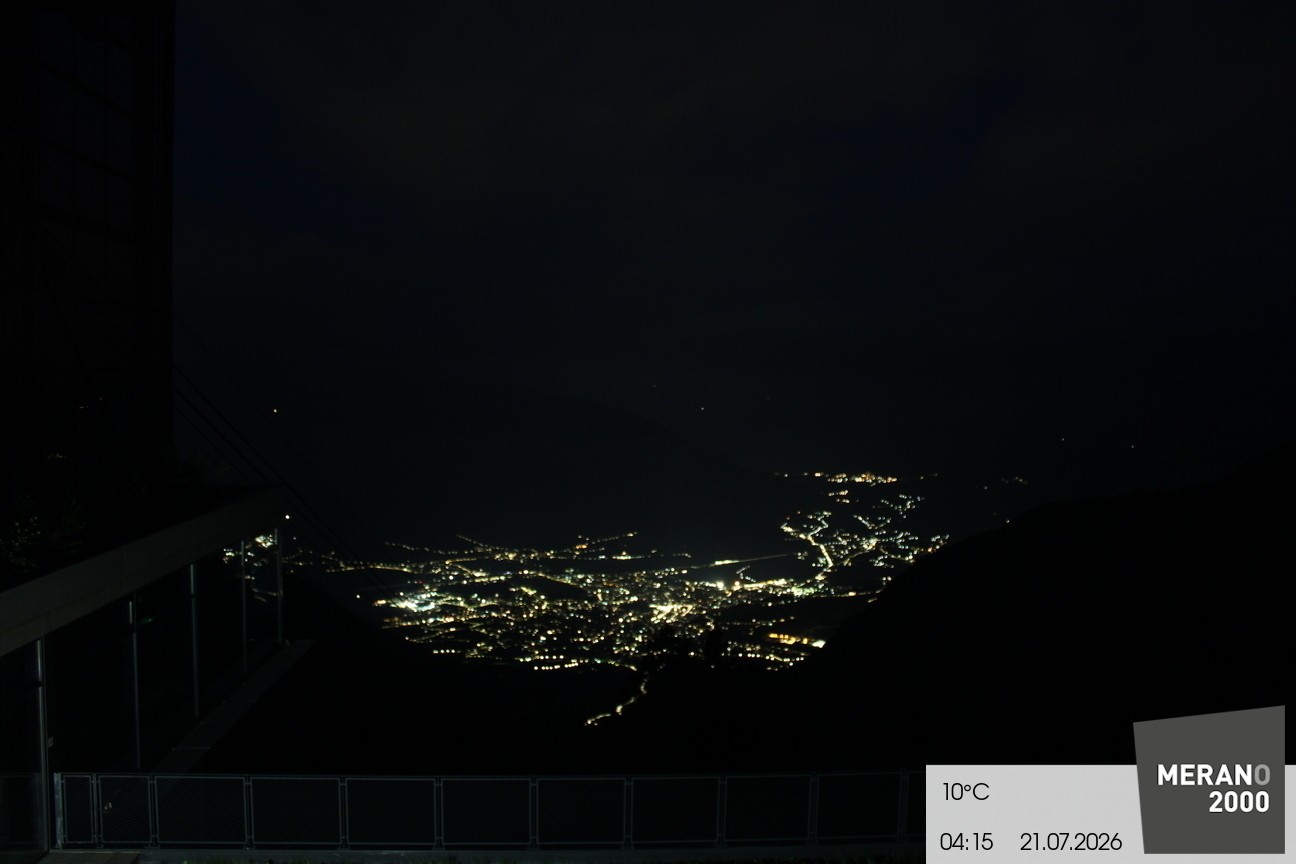 Archiv Foto Webcam Blick auf Meran