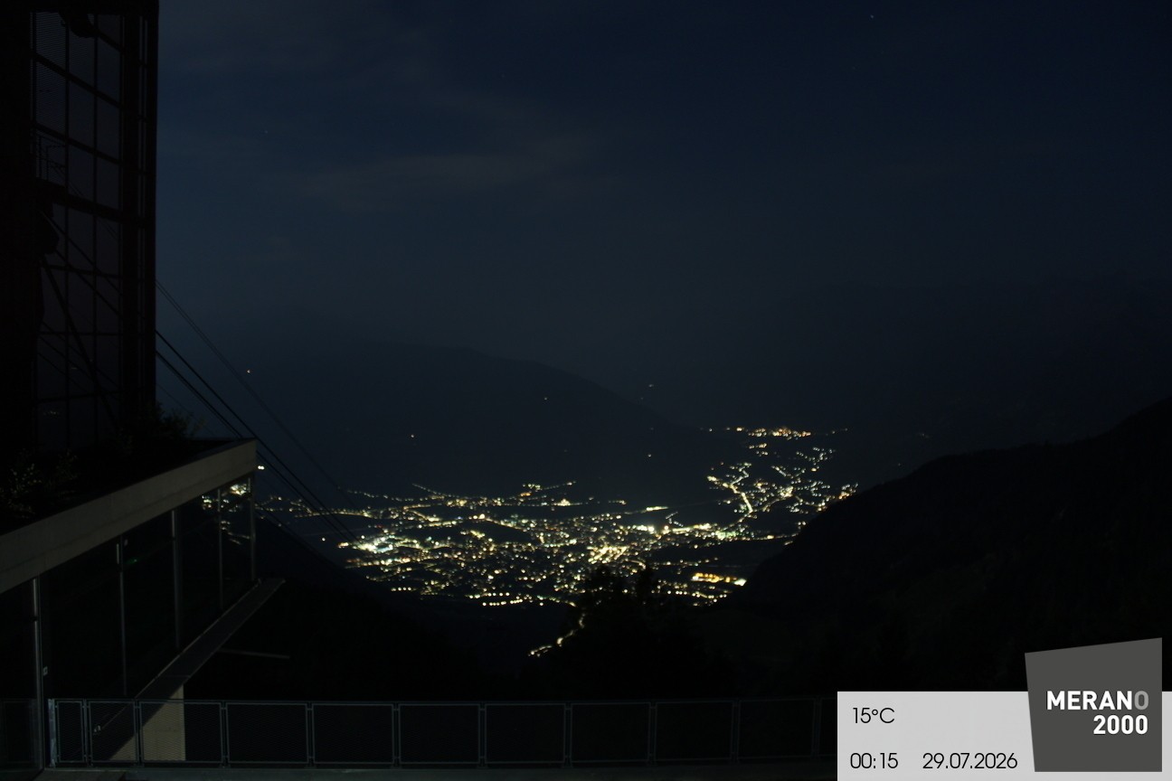 Archiv Foto Webcam Blick auf Meran