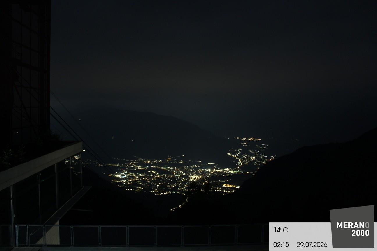 Archiv Foto Webcam Blick auf Meran