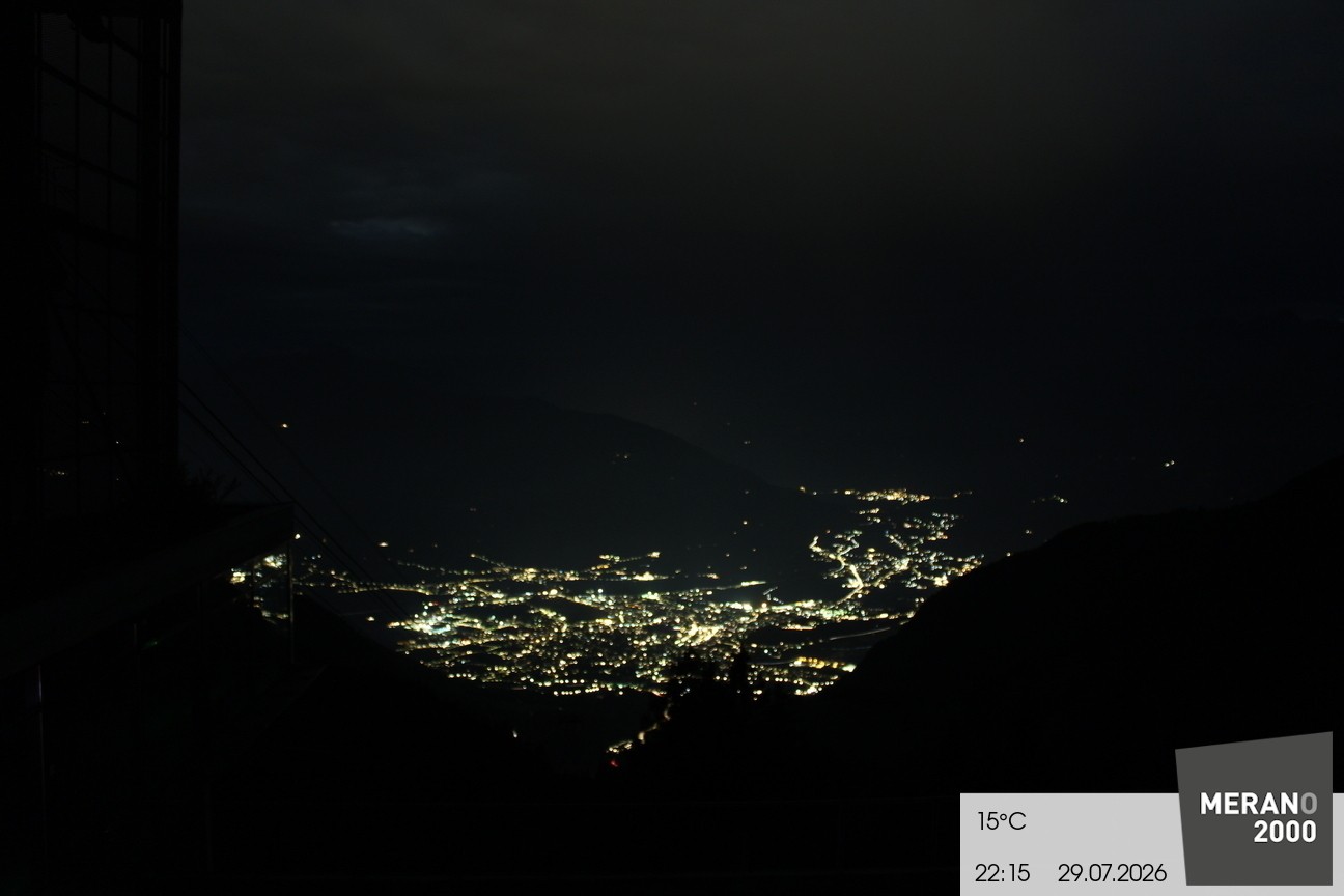 Archiv Foto Webcam Blick auf Meran
