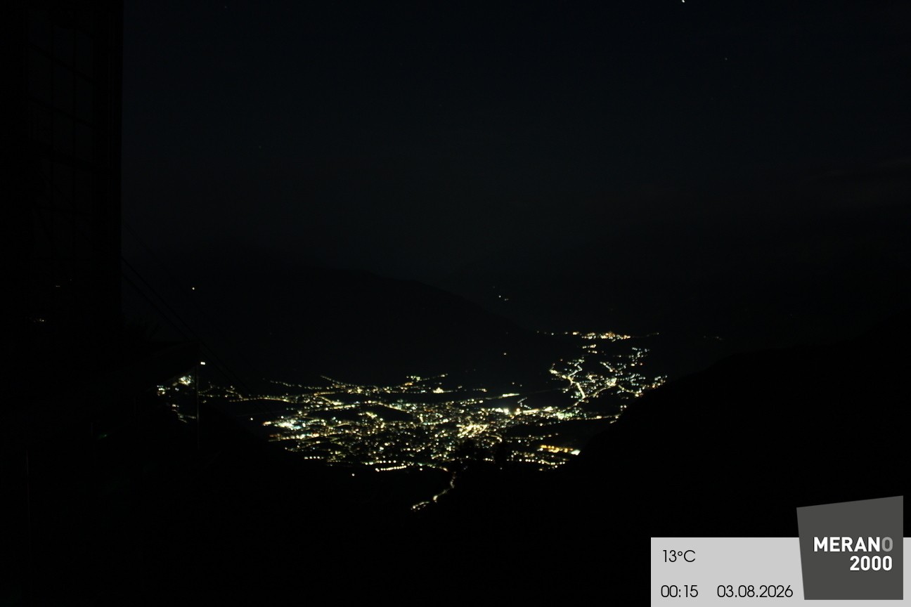 Archiv Foto Webcam Blick auf Meran