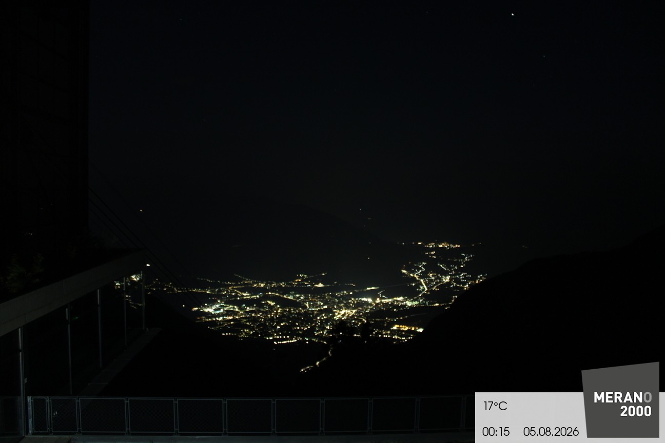 Archiv Foto Webcam Blick auf Meran