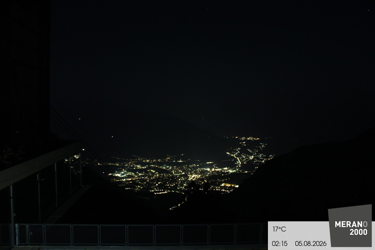 Archiv Foto Webcam Blick auf Meran