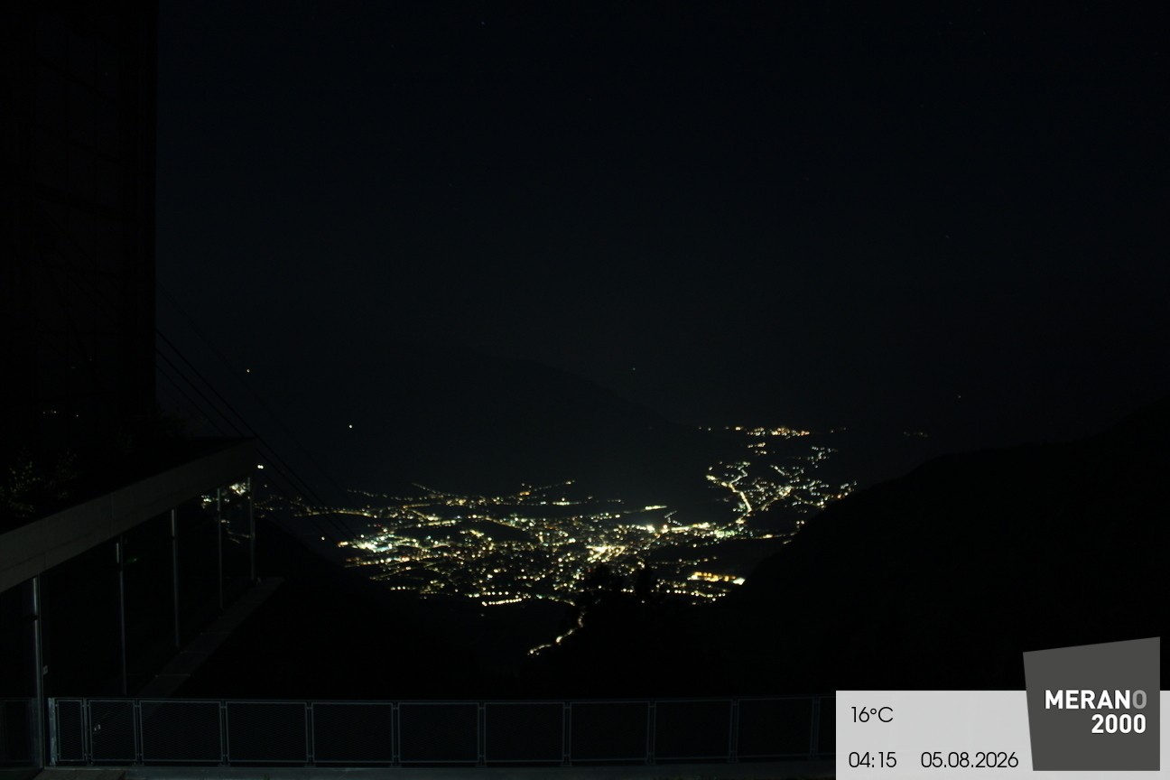 Archiv Foto Webcam Blick auf Meran