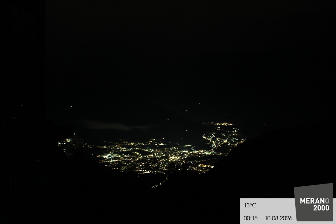 Archiv Foto Webcam Blick auf Meran