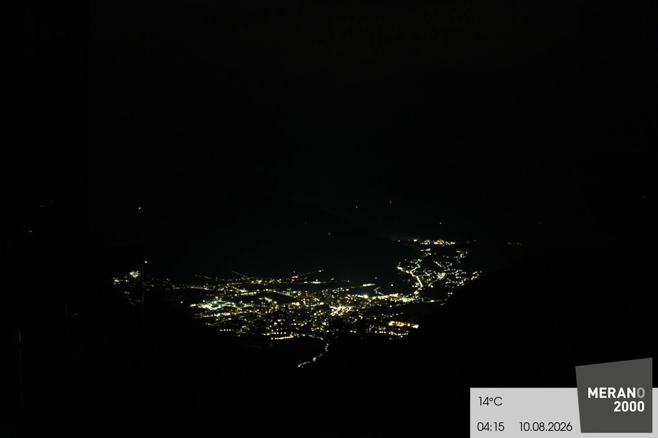 Archiv Foto Webcam Blick auf Meran