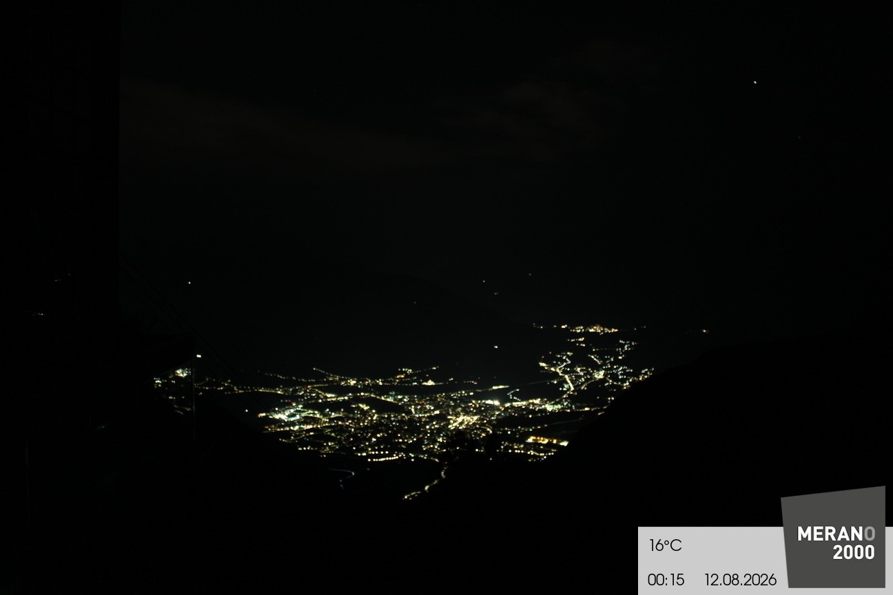 Archiv Foto Webcam Blick auf Meran
