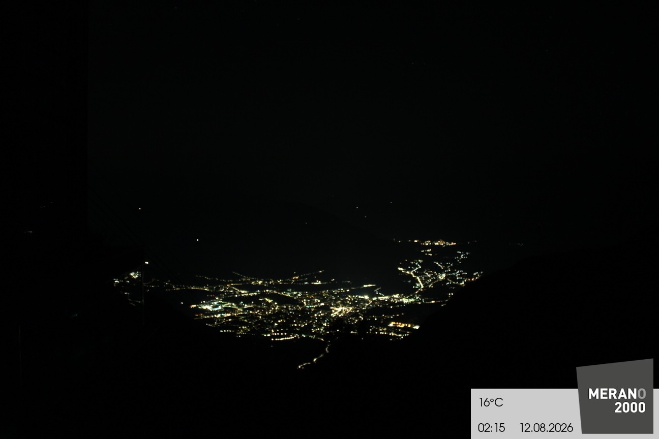 Archiv Foto Webcam Blick auf Meran