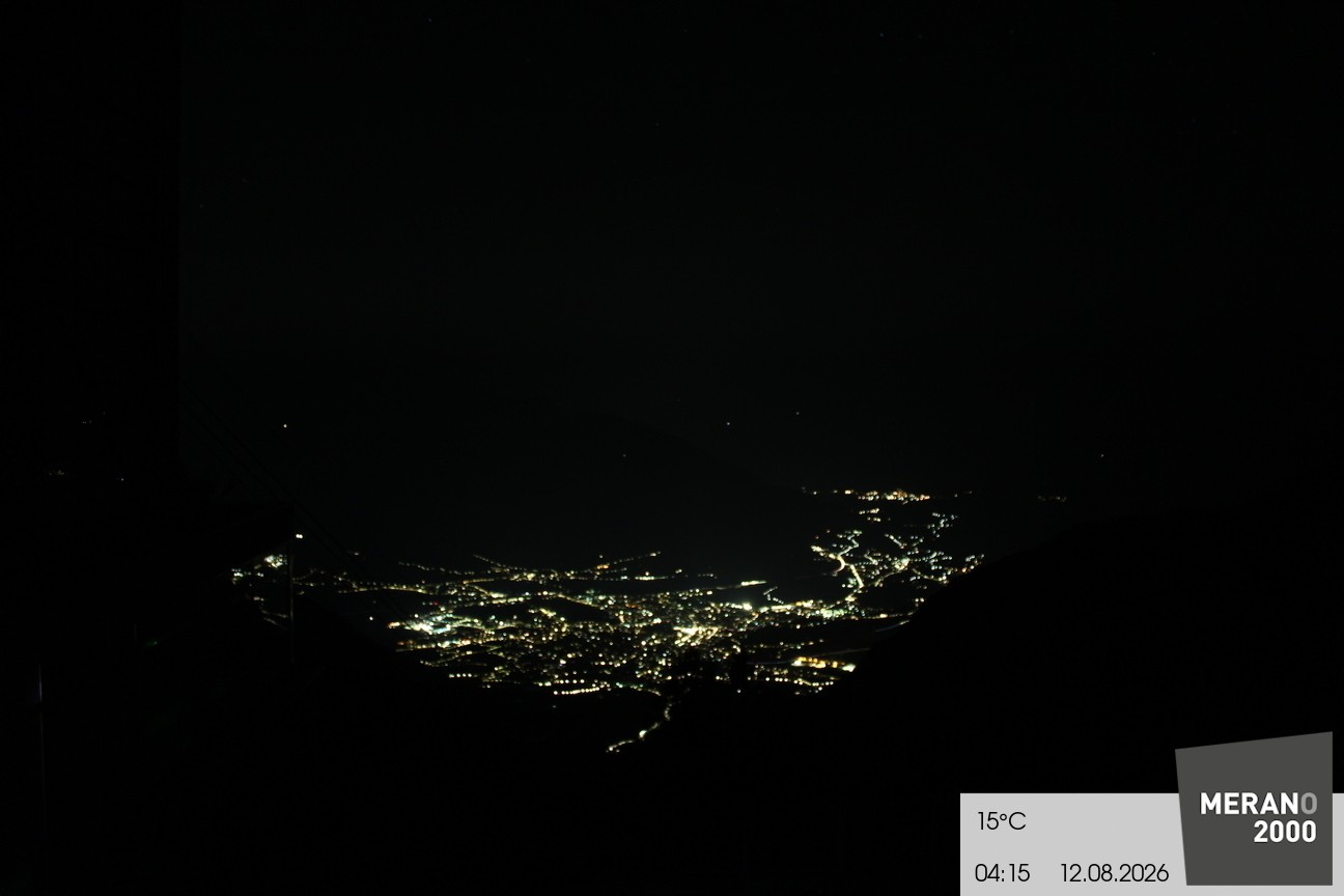 Archiv Foto Webcam Blick auf Meran