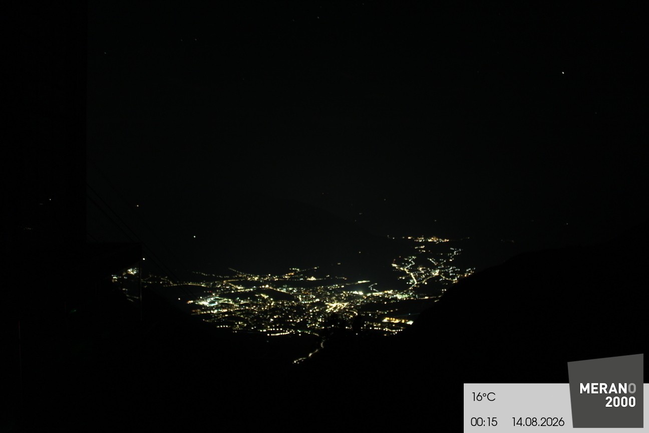 Archiv Foto Webcam Blick auf Meran