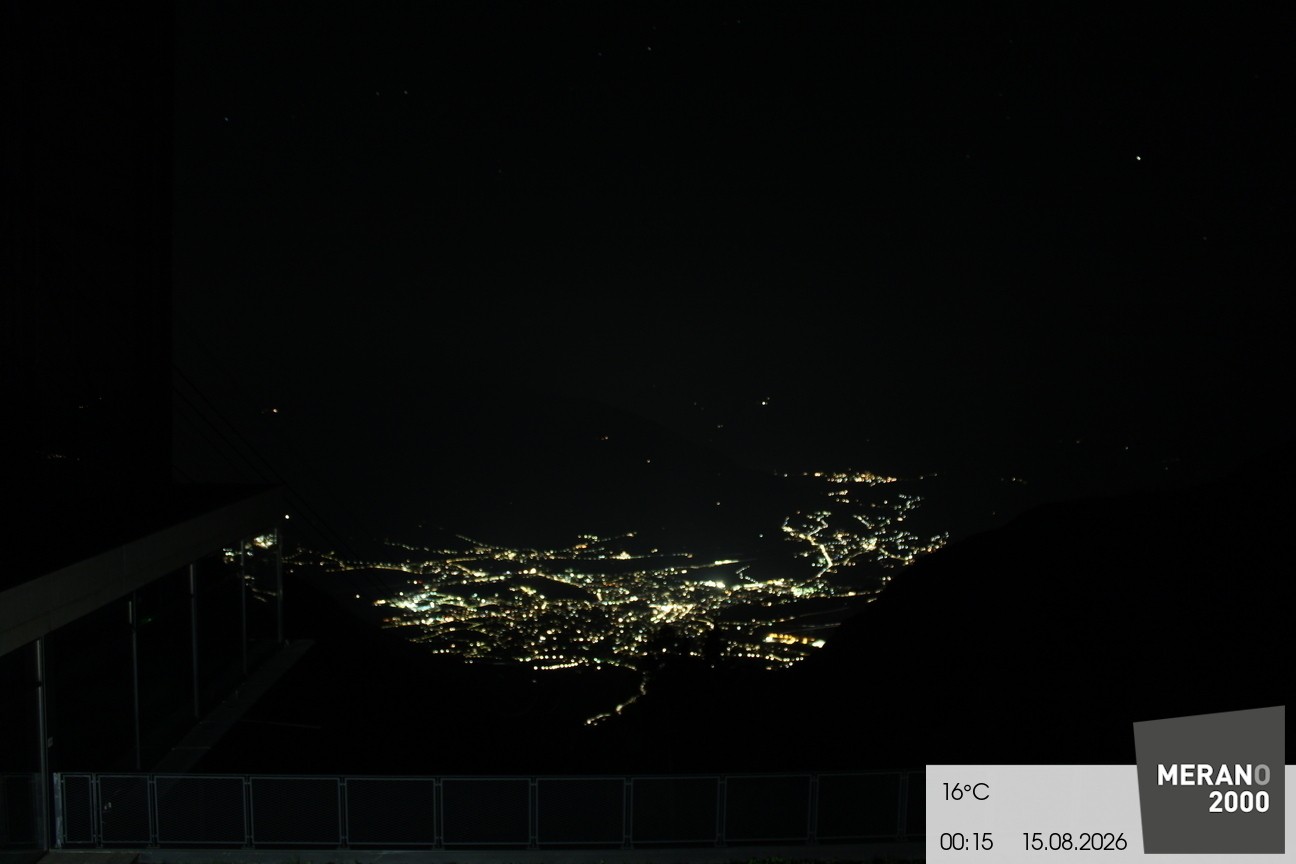 Archiv Foto Webcam Blick auf Meran