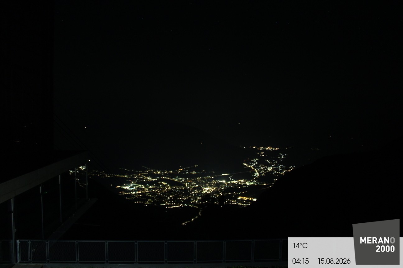 Archiv Foto Webcam Blick auf Meran