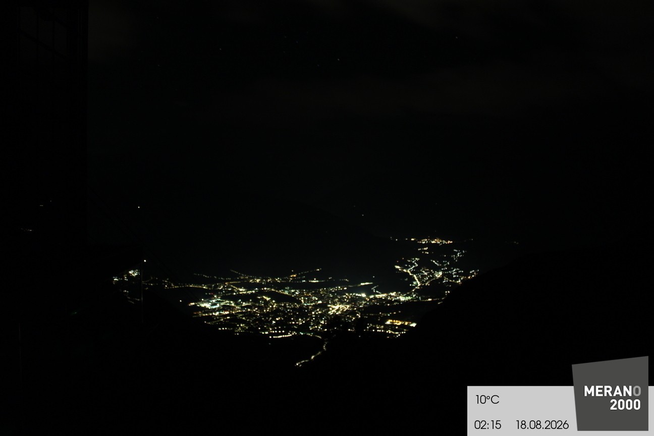 Archiv Foto Webcam Blick auf Meran