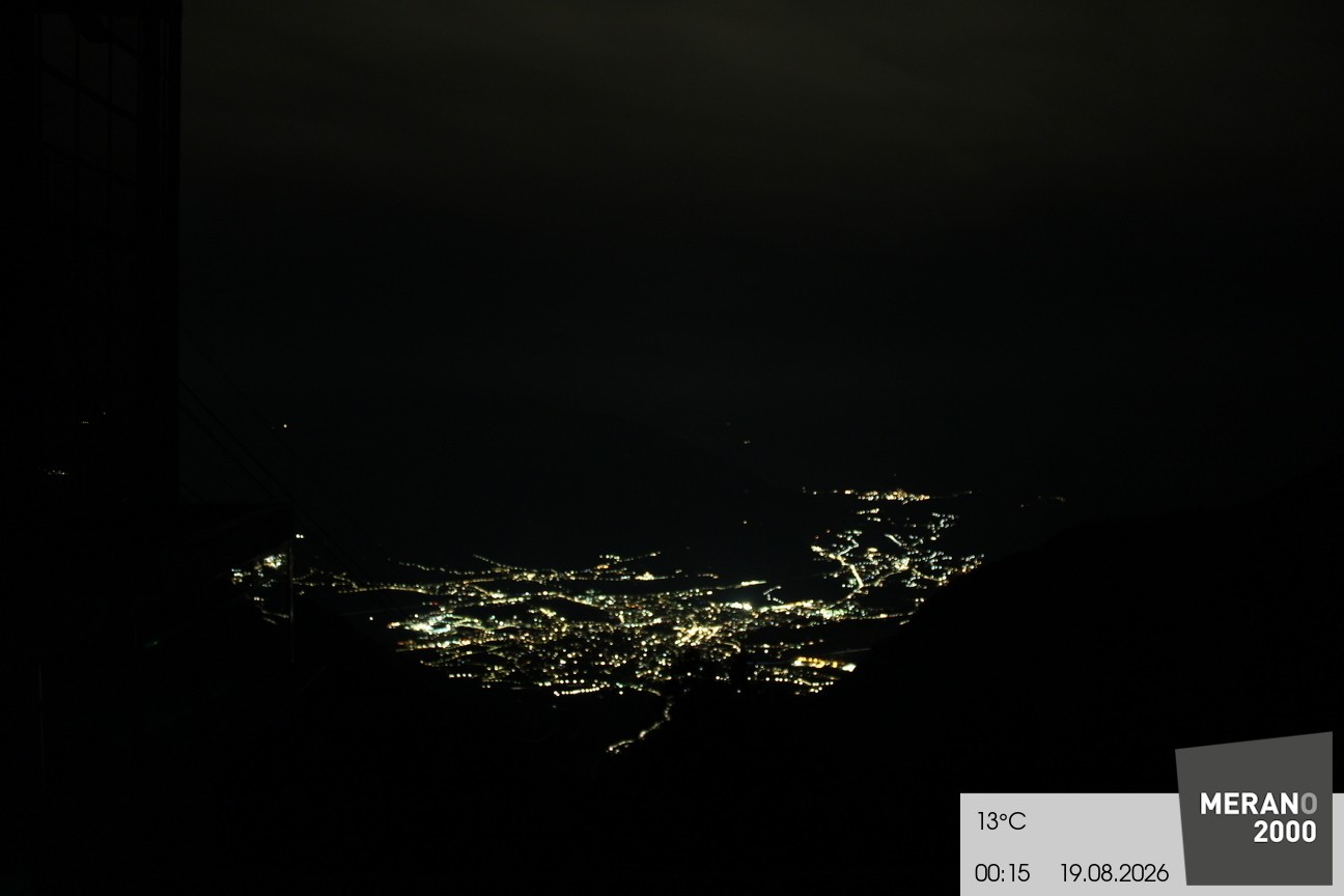 Archiv Foto Webcam Blick auf Meran