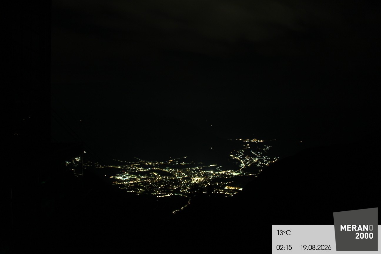 Archiv Foto Webcam Blick auf Meran