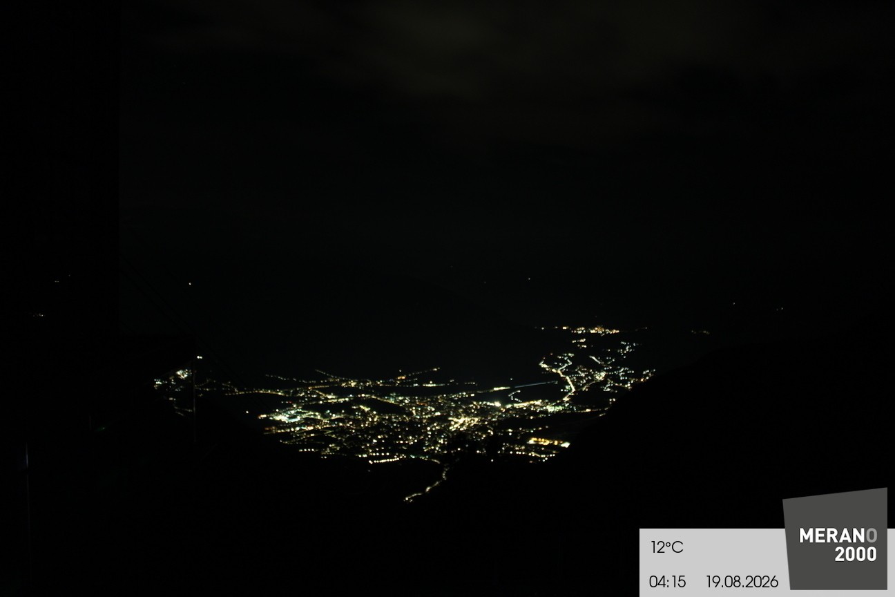 Archiv Foto Webcam Blick auf Meran