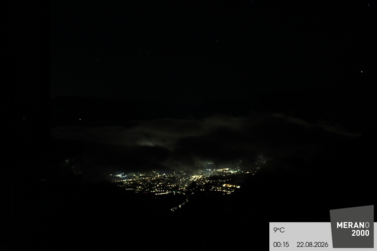 Archiv Foto Webcam Blick auf Meran
