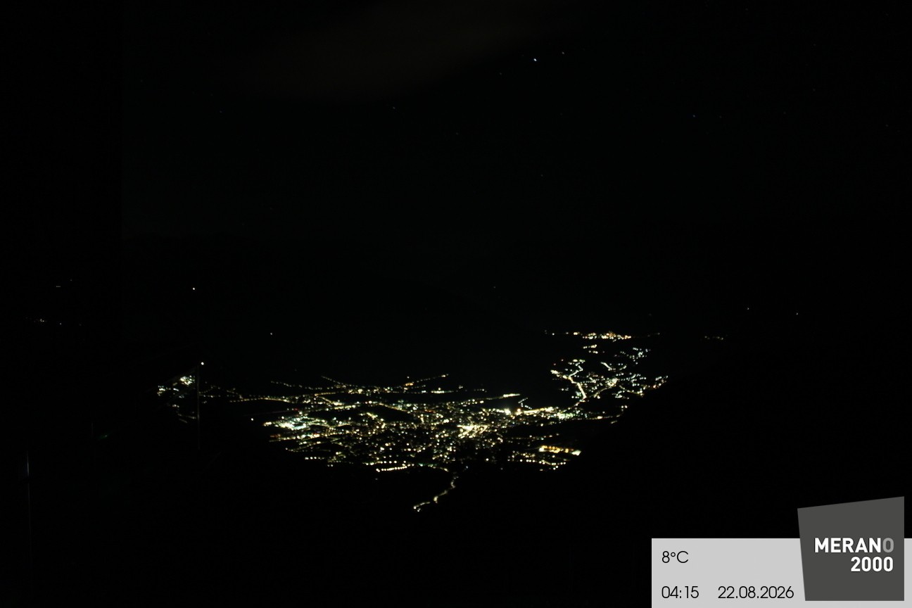 Archiv Foto Webcam Blick auf Meran