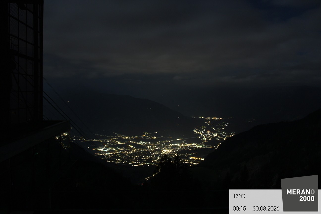 Archiv Foto Webcam Blick auf Meran