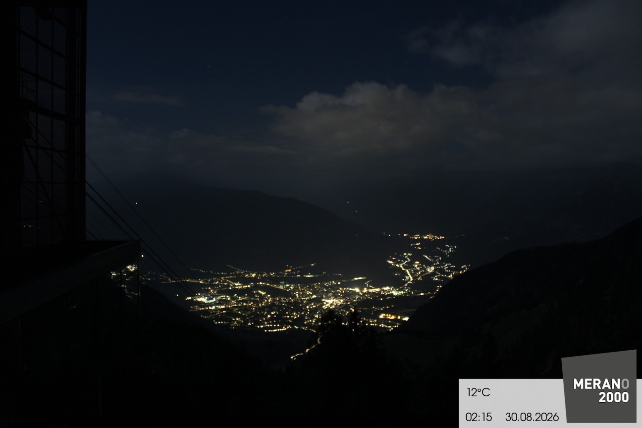 Archiv Foto Webcam Blick auf Meran