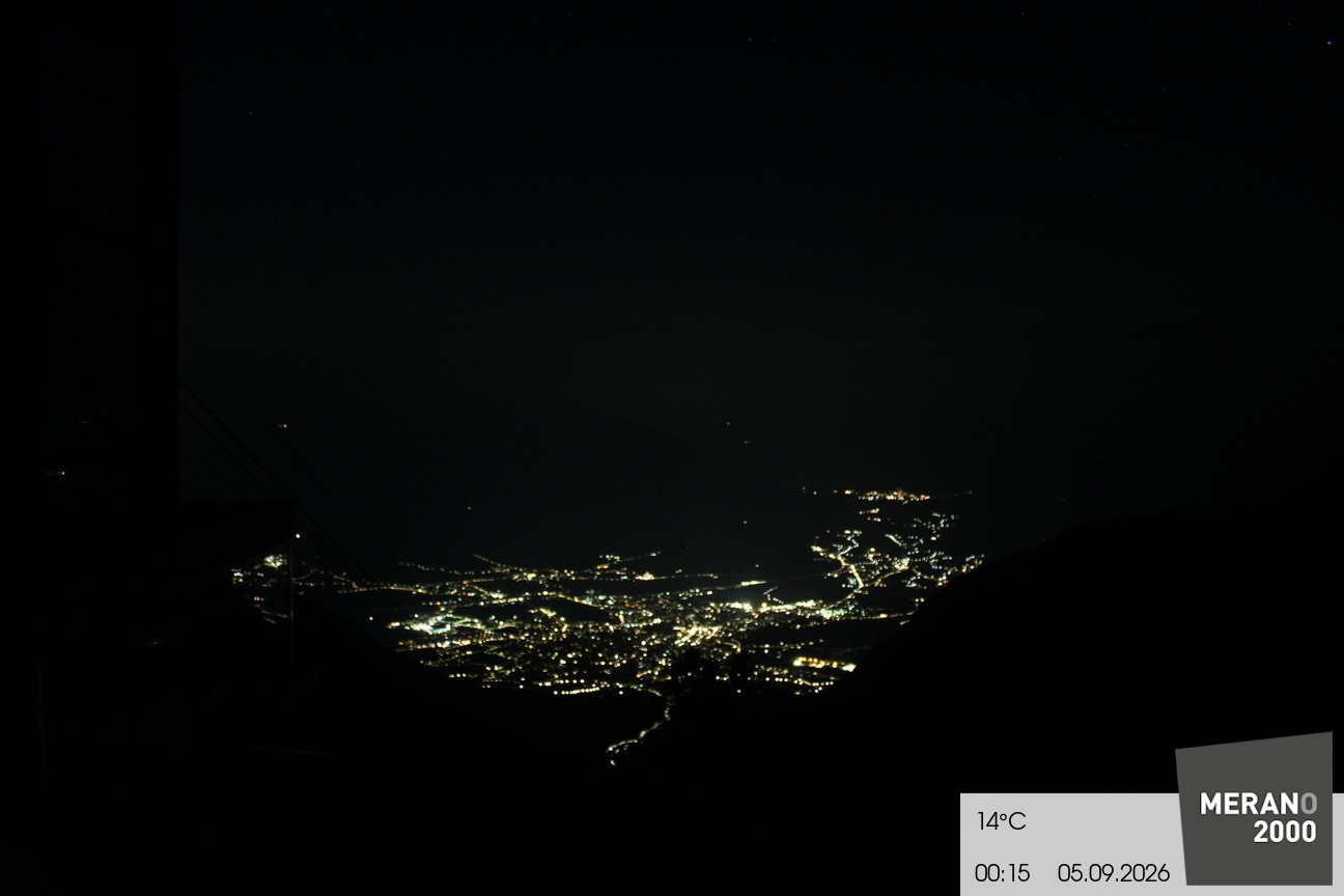 Archiv Foto Webcam Blick auf Meran
